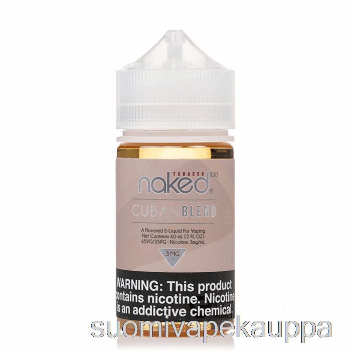 Vape Box Kuubalainen Sekoitus - Alasti 100 Tupakkaa - 60ml 0mg